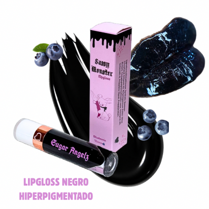 “Sassy Monster” Black Lipgloss/ Lipgloss negro