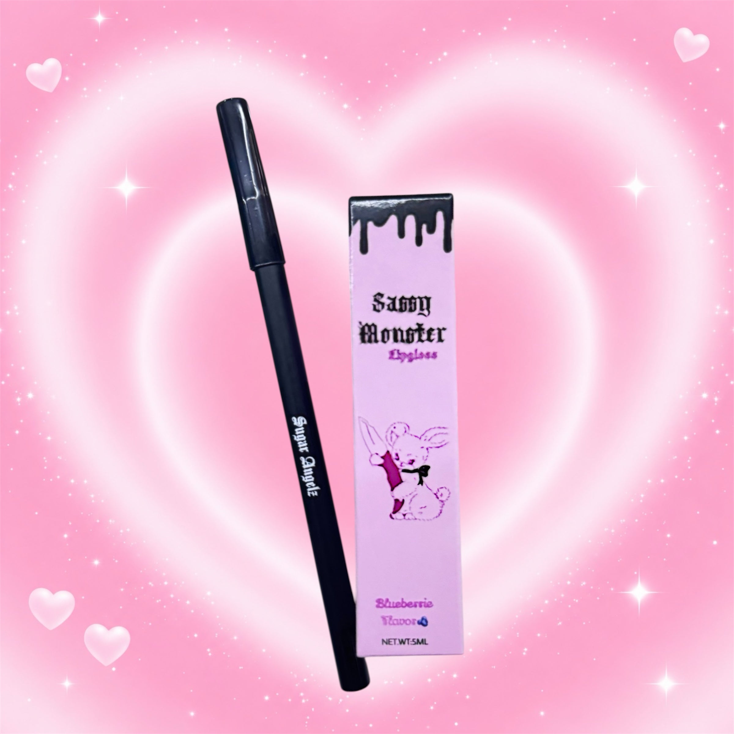 “Sassy Monster” Black Lipgloss/ Lipgloss negro
