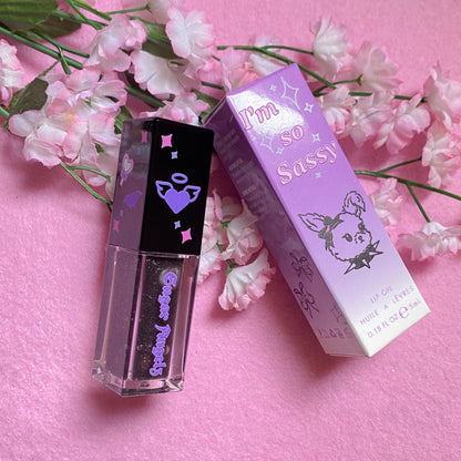 “I’m so sassy” lip oil