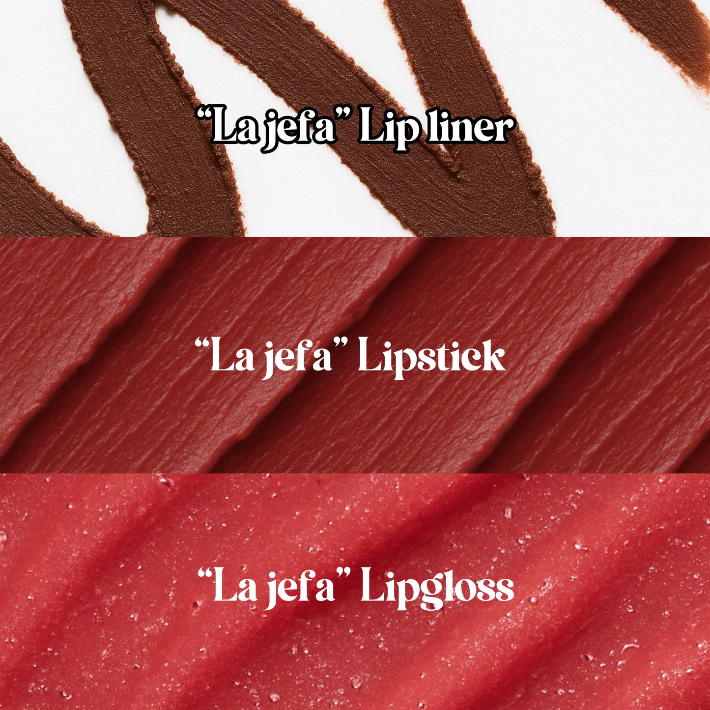 “La jefa” Lip kit
