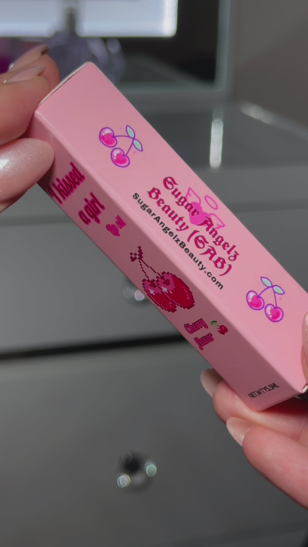 “I kissed a girl” lip oil